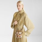 FENDI Mon Tresor Canvas mini-bag with multicolor FF embroidery - Image 5